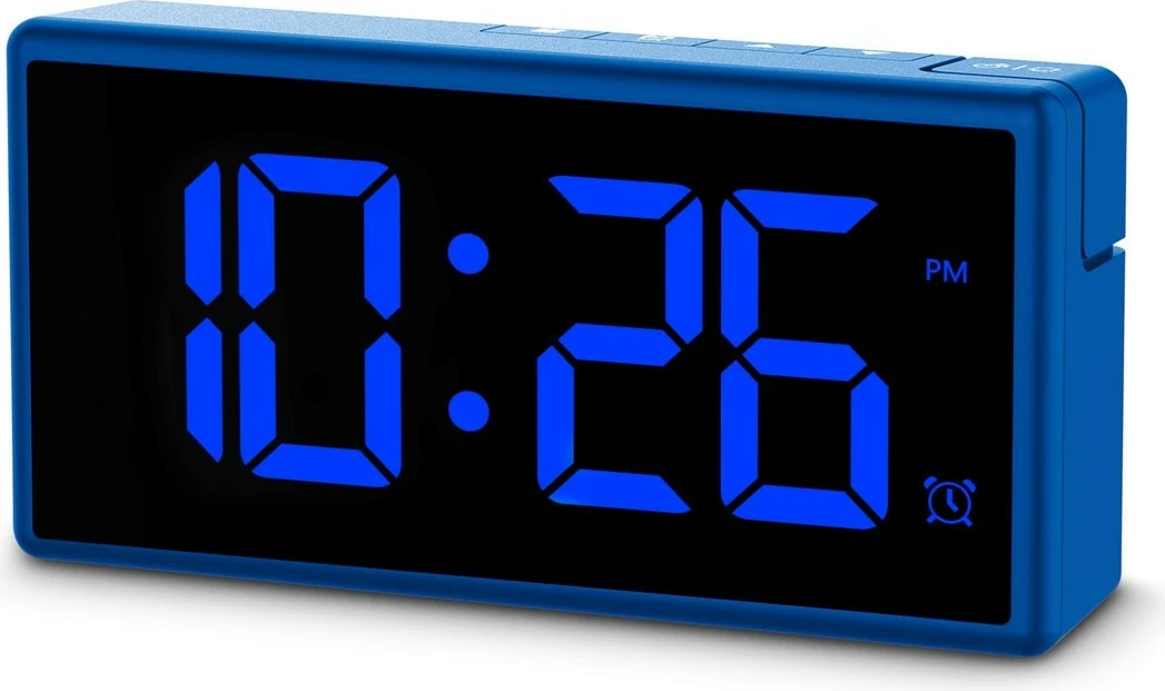 Orë alarmi elektronike Hama Ibiza, digjitale, me USB, kaltër