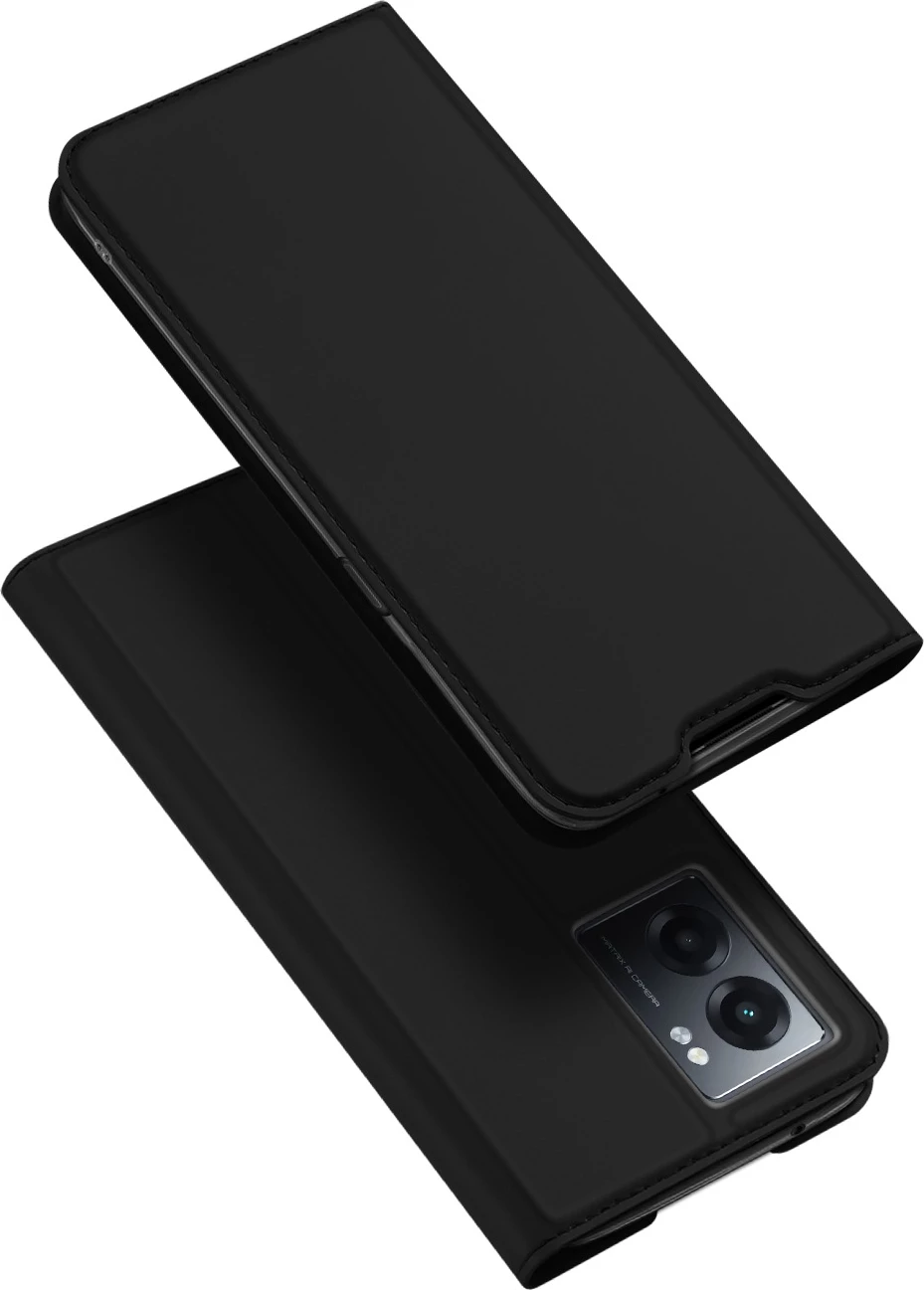 Mbështjellës Dux Ducis Skin Pro për Realme Narzo 50A, me kapak, i zi