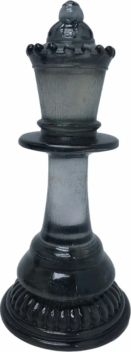 Dekor shahu, figurë kullë, ngjyrë e zezë, PIONART, 12x12x26.2cm