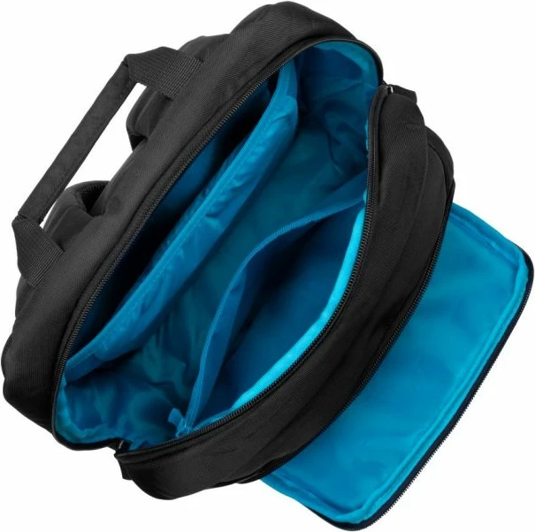 çantë shpine për laptop RIVACASE ECO 7561 15.6–16\", material i papërshkueshëm nga uji, RPET polyester, e zezë