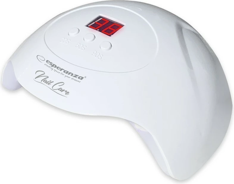 Llambë UV LED për thonj Esperanza Agate EBN010, 36W, Bardhë