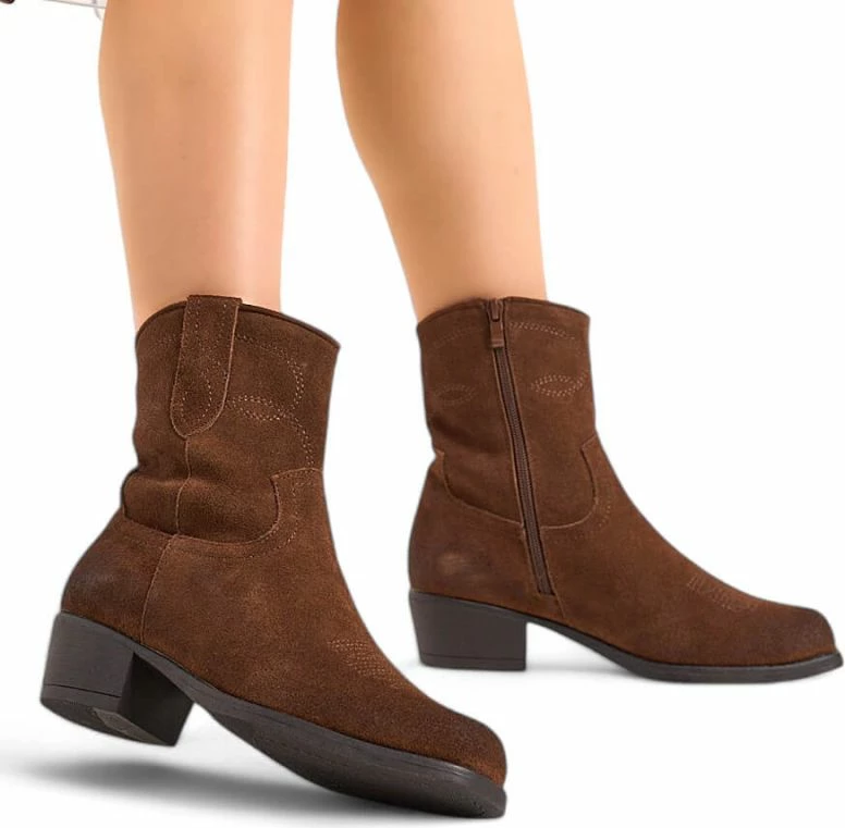 Çizme femrash Sergio Leone BT284-S, kafe