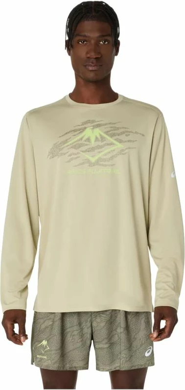 Maicë me mëngë të gjata Asics, e gjelbër