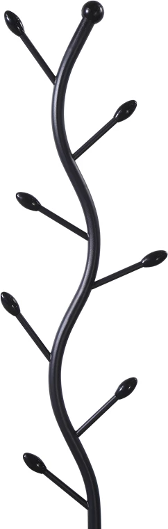 Varëse palltosh Lelom, metal i zi, D30x170cm