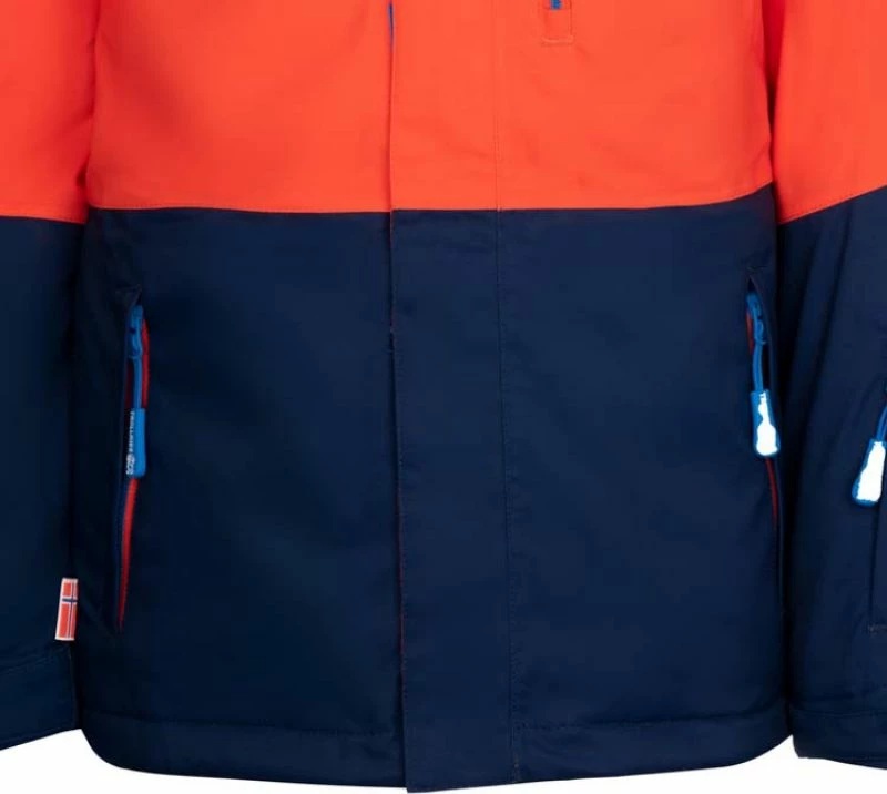 Jakne për fëmijë Trollkids, portokalli/navy