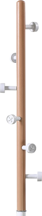 Varëse palltosh Sinem, metalike, ngjyrë e bardhë-natyrale, D30x175cm