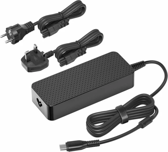 Karikues USB-C SANDBERG PD100W EU+UK (MPN 135-82) 100W, kabllo fikse 1.8 m, i zi, set me kabllo rryme EU + UK