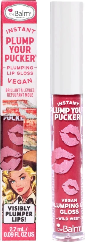 Buzëkuq gloss The Balm Instant Plump Your Pucker Plumping Lip Gloss Wild West për femra 2.7ml