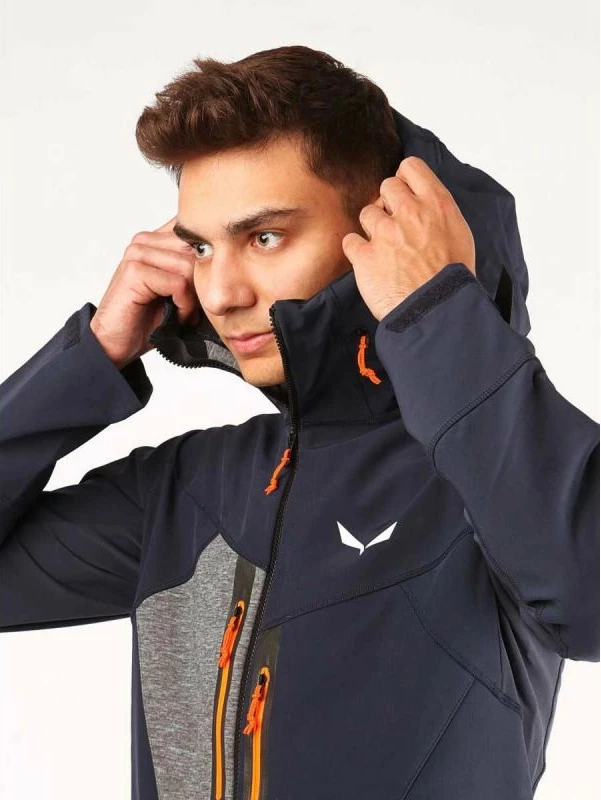 Jakne trekking Salewa për meshkuj, të gjelbër