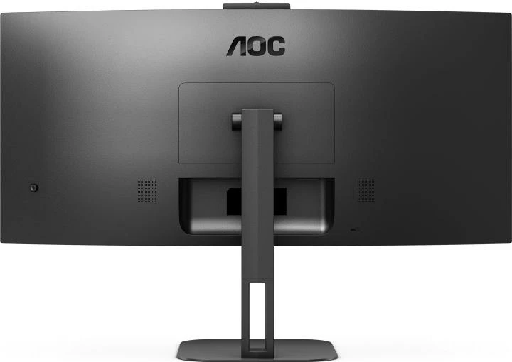 Monitor AOC CU34V5CW/BK 34" i lakuar QHD UltraWide VA USB-C 65W me webcam, zi