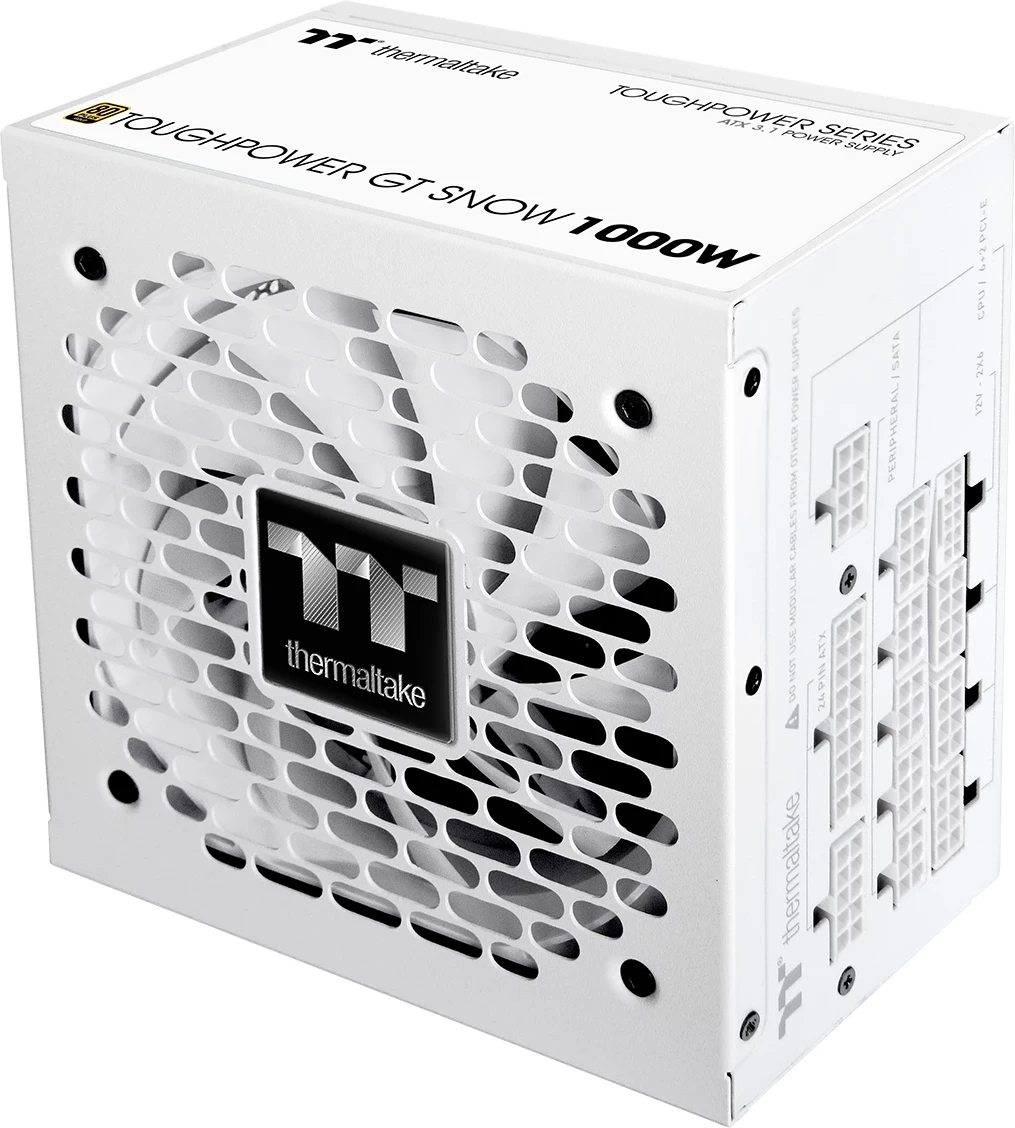 Furnizues energjie Thermaltake Toughpower GT Snow 1000W, ATX 3.1, 80 Plus Gold, i bardhë