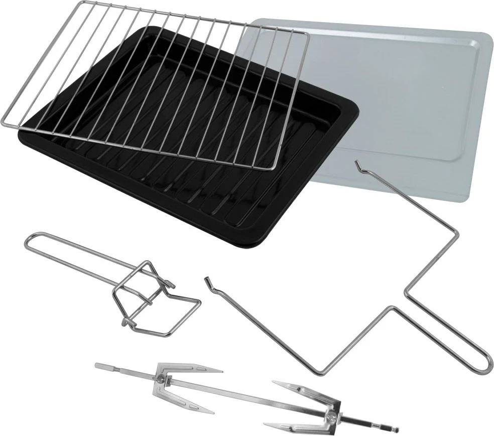 Furrë mini elektrike Esperanza EKO006N me konvekcion dhe shufër, 25L, 1600W, e zezë