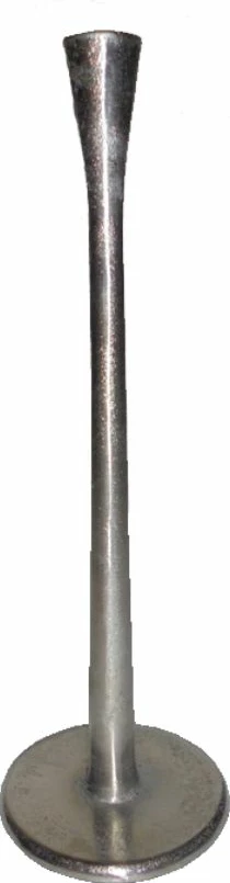 Mbajtëse qirinjsh HASTAM, alumin, ngjyrë argjendi, 10x10x36 cm