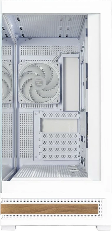 Kasë Zalman P40 NAMU ATX midi tower, ARGB, 4x120 mm të instaluara, xham i kalitur, USB-C, e bardhë