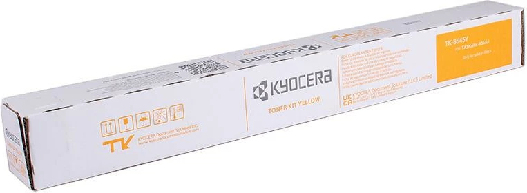 Toner Kyocera TK-8545 1T02YMANL0 origjinal, rendiment 9,800–23,700 faqe, e verdhë