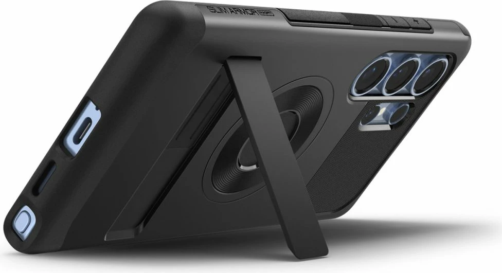 Mbështjellës Spigen Slim Armor Mag për Samsung Galaxy S25 Ultra, MagSafe, i zi