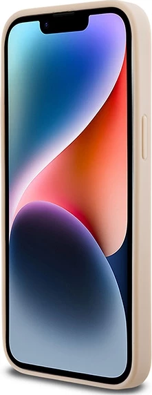 Mbështjellës DKNY Checkered Mono Pattern & Printed Stripes për iPhone 14 Pro Max, rozë