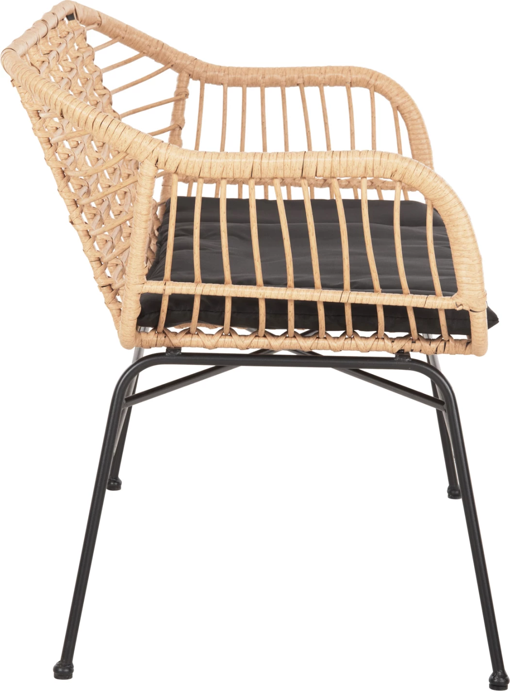 Ulëse për kopsht ALLEGRA FH6077, ratan/e zezë