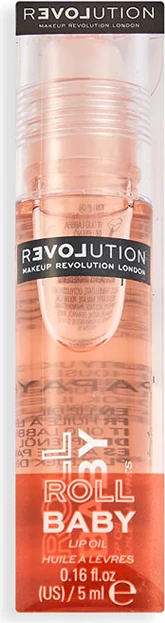 Revolution Relove Baby Roll Lip Oil - Papaya