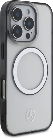 Mbështjellës Mercedes MagSafe për iPhone 16 Pro Max, Transparent