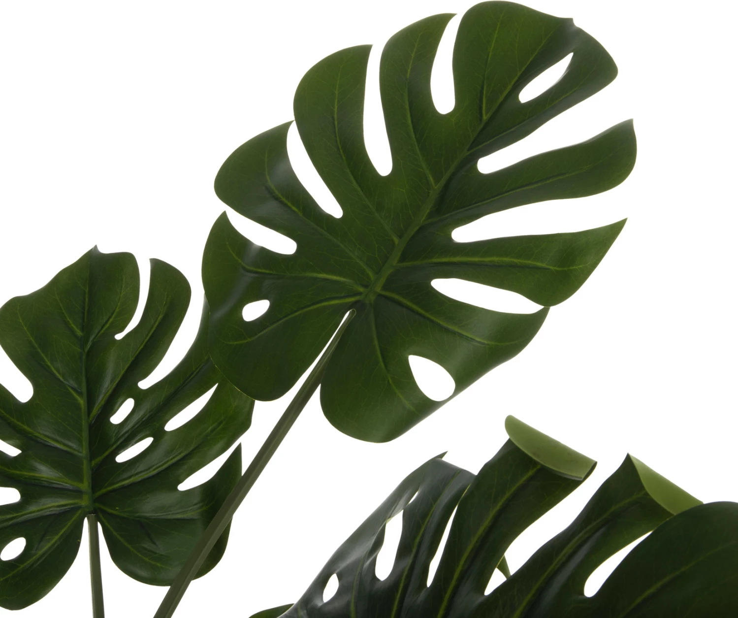 Bimë sintetike dekorative, pema Monstera në vazo, 90H cm