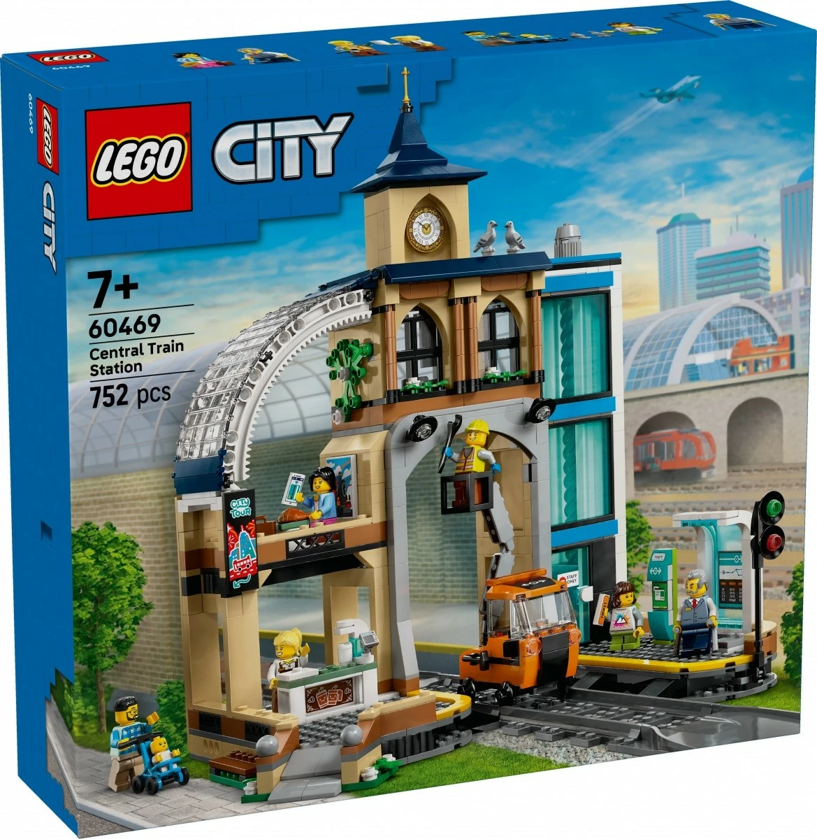 Set ndërtimi LEGO City Central Train Station 60469, 752 pjesë