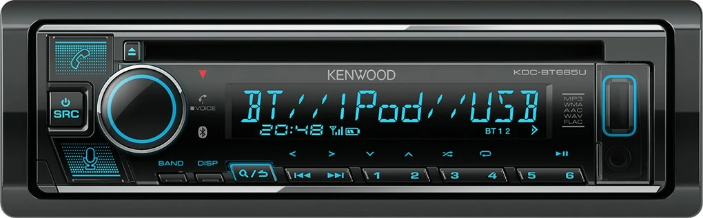 Radio makine Kenwood KDC-BT665U, Bluetooth, CD/USB, i zi