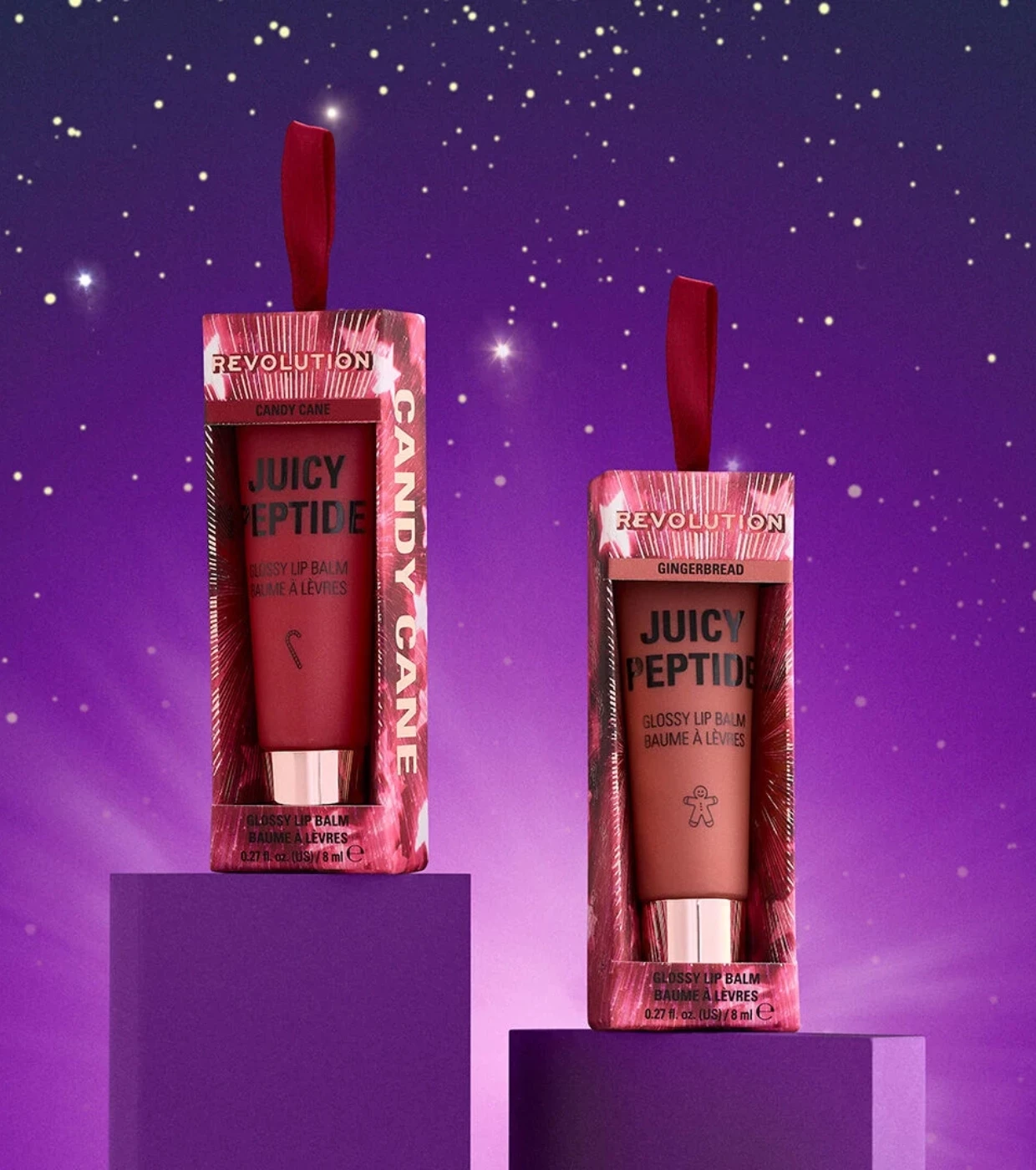 Revolution Lip Balm Juicy Peptide - Candy Cane