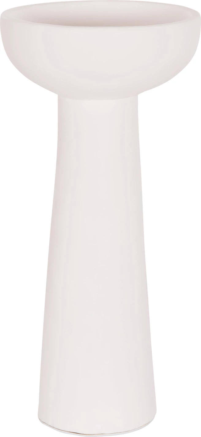 Vazo dekorative tavoline LEKKAN, terrakotë e bardhë, FH4664.02L, 18x38cm