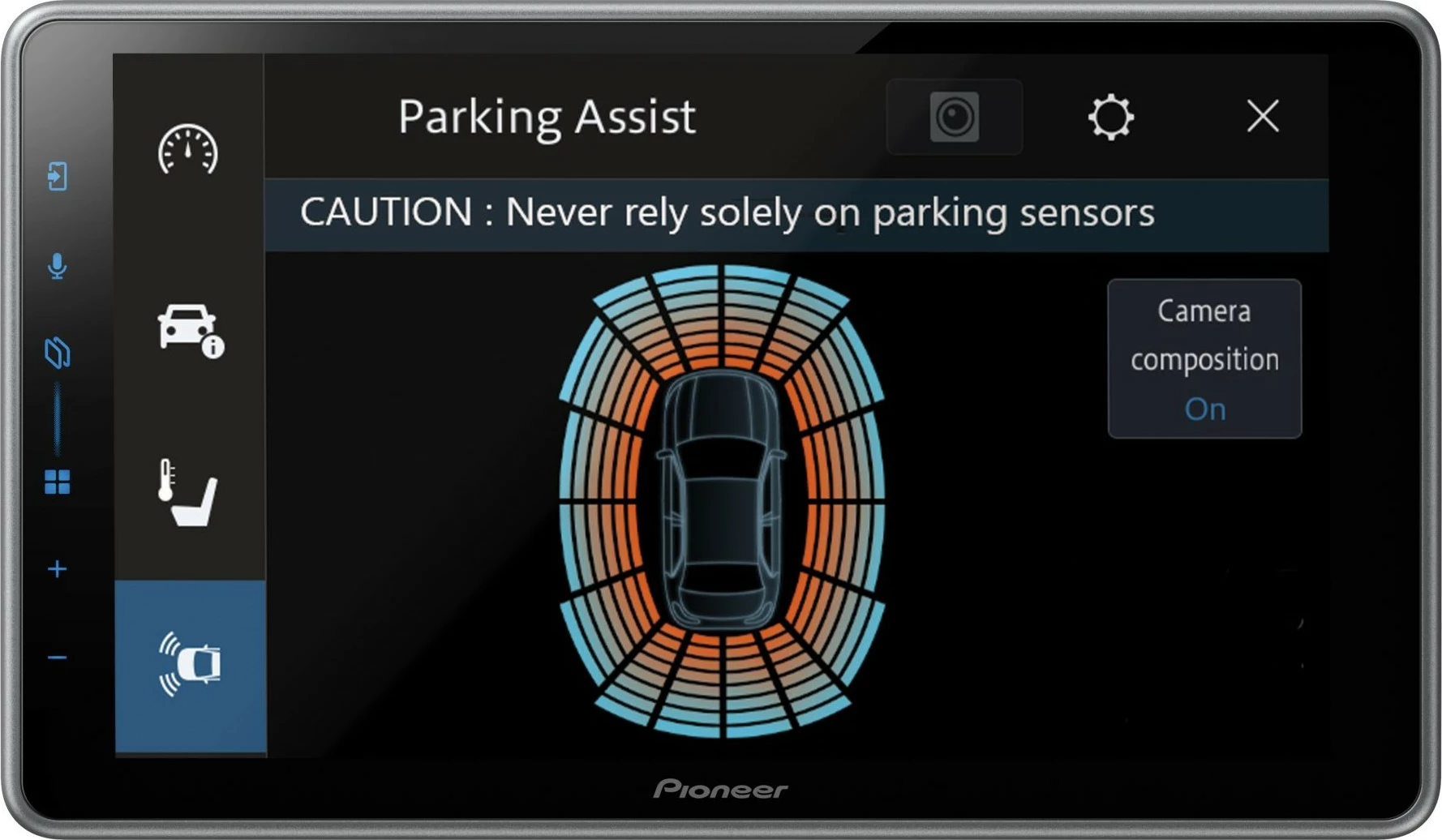 Sistem multimedial Pioneer SPH-DA77DAB, ekran me prekje, i zi