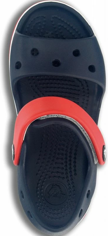 Papuqe për fëmijë Crocs Crocband Sandal, të kuqe dhe blu marine