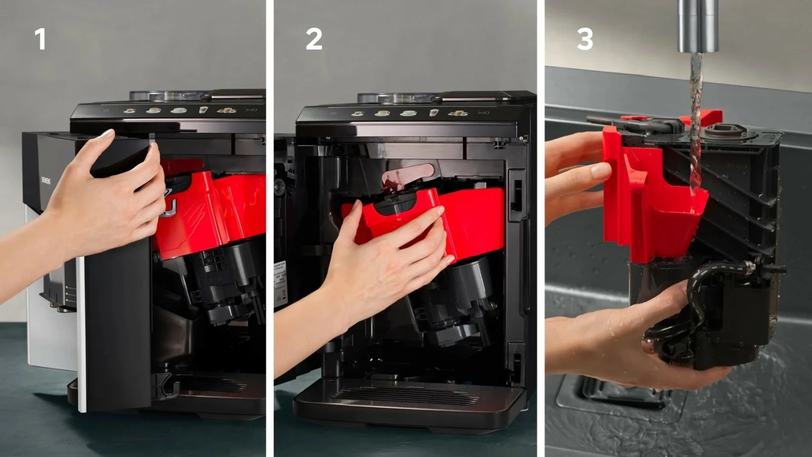 Makine ekspresi Siemens TQ513R01, automatike, 1.9L, 270g, e zezë