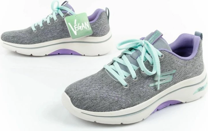 Atlete për femra Skechers, gri/argjend