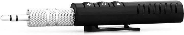 Bluetooth receiver Media-Tech MT3588, 3.5mm, i zi/argjendtë