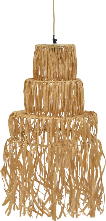 Llambë tavani Nairan Inart E27 natyrale D30x125cm