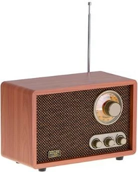 radio Adler AD1171 AM/FM, Bluetooth, rregullim bas/treble, stil retro, kafe