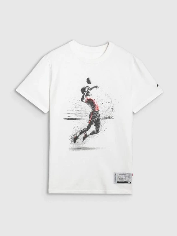 Maicë për meshkuj 4f me print volejbolli