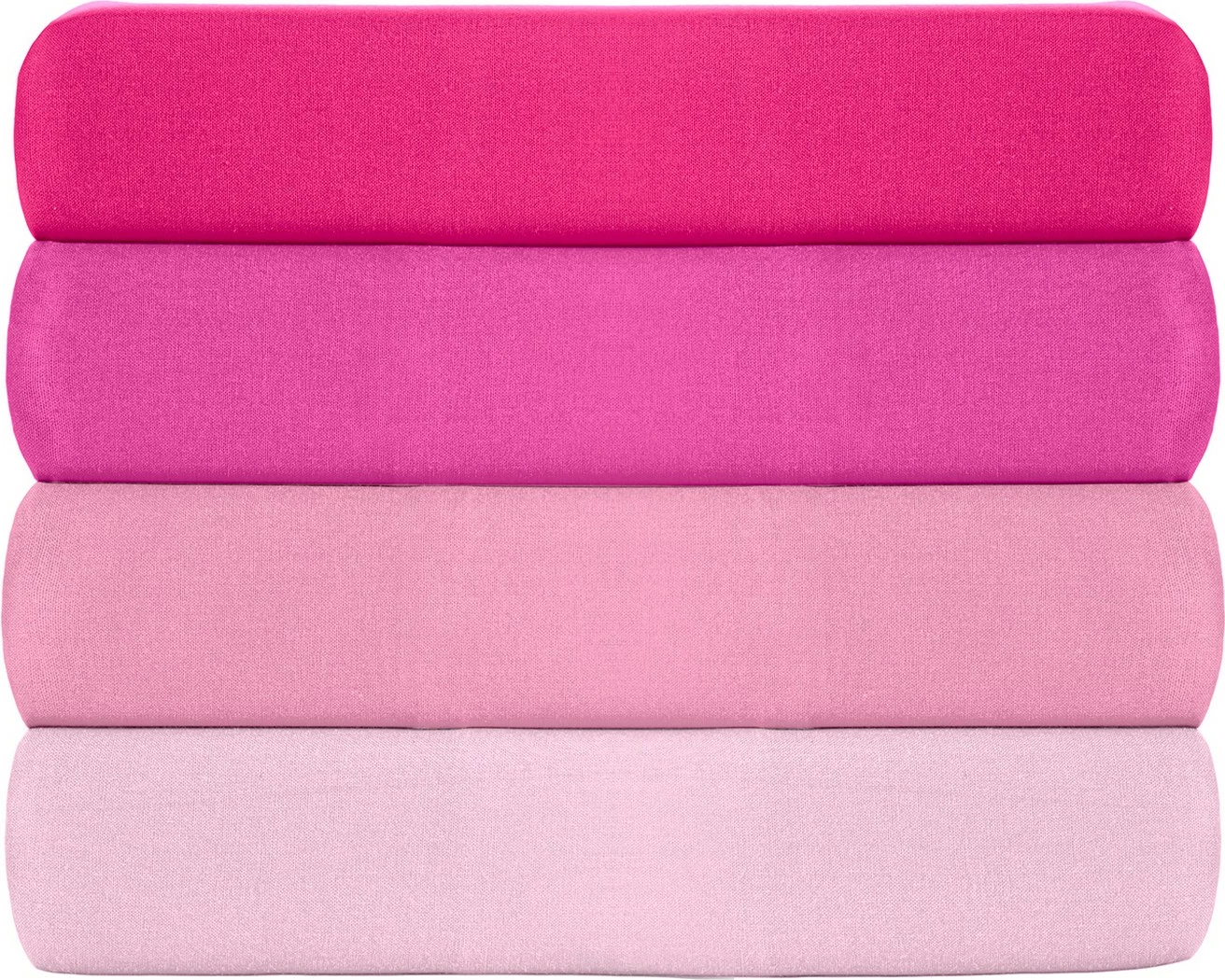 Set këllëfësh jastëku (2 copë), pambuk Ranforce, ngjyrë rozë e zbehtë, L'essentiel