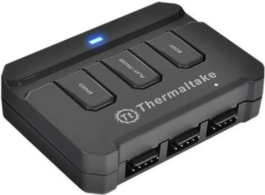 Ventilatorë RGB për kasë kompjuteri Thermaltake Riing 12 LED, 3 copë, 120mm, 256 ngjyra