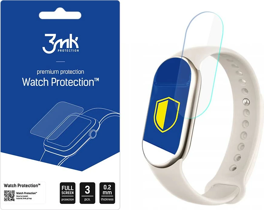 Mbrojtës ekrani për Xiaomi Mi Band 8, 3mk Protection Watch Protection ARC+, 3 copë