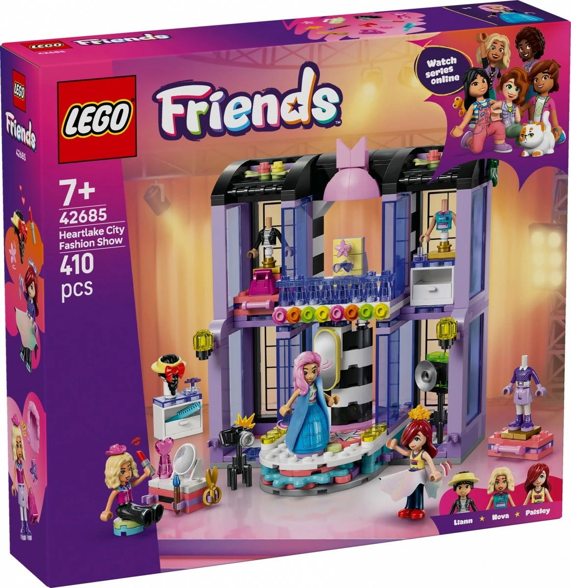 Set ndërtimi, LEGO Friends, 42685 Fashion Show in Heartlake City, 410 copa, 7+