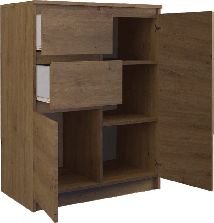 Komodë me sirtarë Mezzo 2S 2D