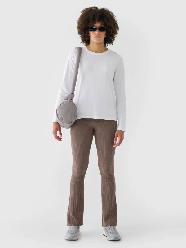 Maicë me mëngë të gjata oversize 4f për femra