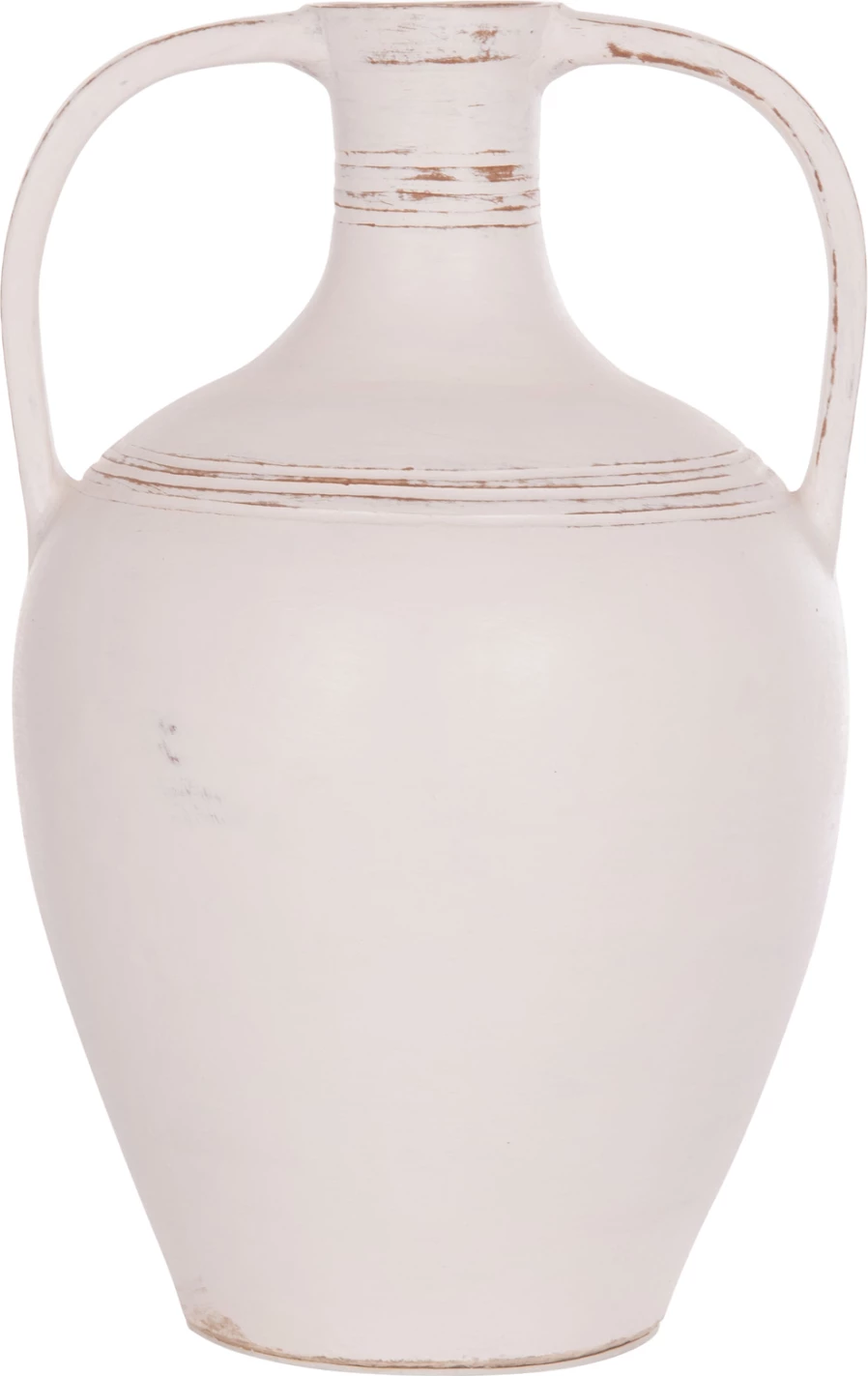 Vazo dekorative (amforë), terrakotë e bardhë, FEAX FH4676.02L, 35x35x58cm