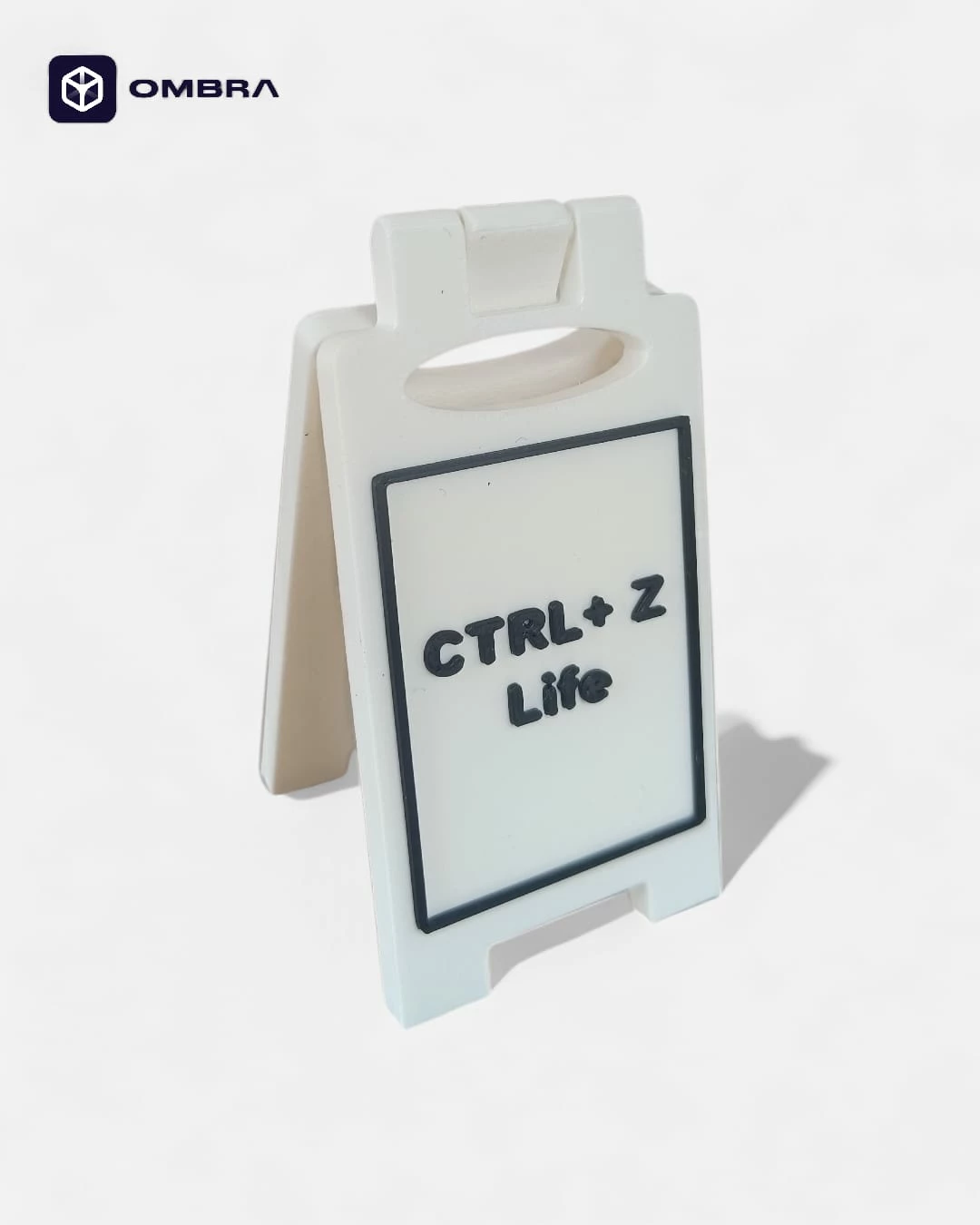 Tabelë “CTRL + Z , Life” - e bardhe