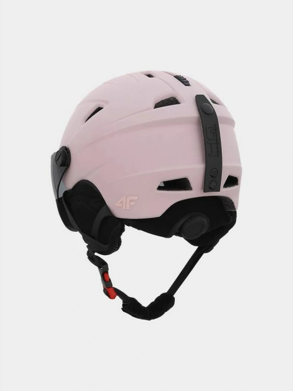 Helmetë skijimi unisex 4f me syze