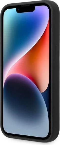 Mbështjellës Karl Lagerfeld Silicone RSG për iPhone 14 Pro, i zi