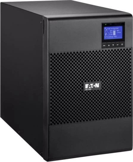 UPS online, Eaton 9SX 3000i (9SX3000I), efikasitet deri 95%, format rack/tower, USB, kohë rezervë 4–9 min, e zezë