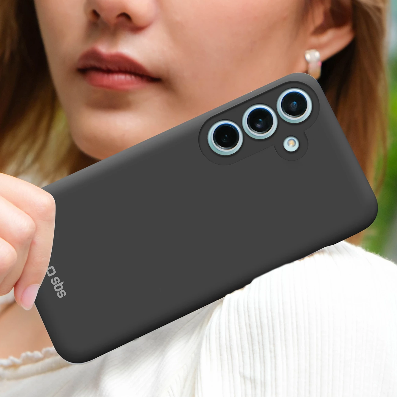 Mbështjellës SBS Full Active D3O për Samsung Galaxy A55, i zi