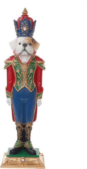 Dekorim Krishtlindjesh KARIUS, ushtar prej polirezine, shumëngjyrësh, 13x11x47cm